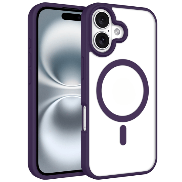 iPhone 17 Cover MagSafe Color Clear - Lilla