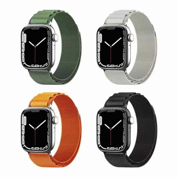 Alpine Sport Loop Armbånd til Apple Watch 42–49mm – Sort