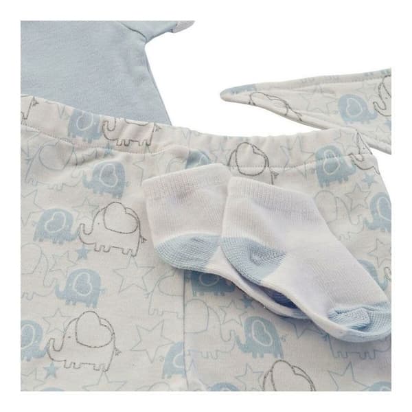 Coffret Bébé DKD Home Decor 2 Enheter Blå Vit Rosa