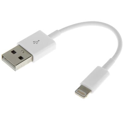 Lyhyt latauskaapeli iPhone - 13 cm Lightning USB:lle