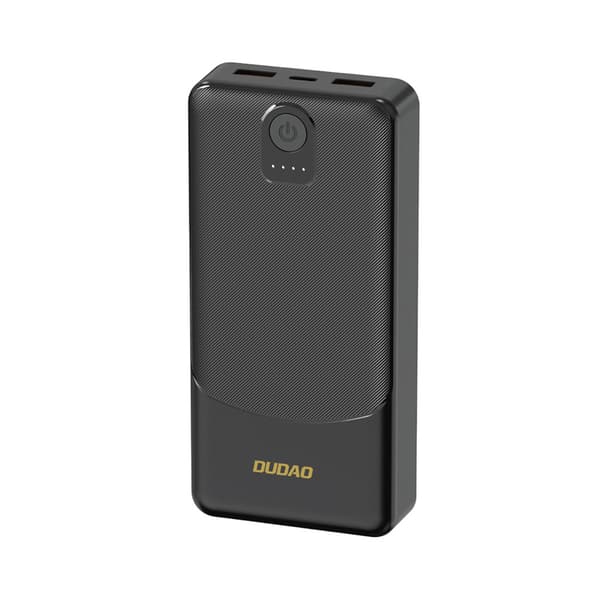 Dudao Powerbank 2,4A 20000mAh 2xUSB - Svart