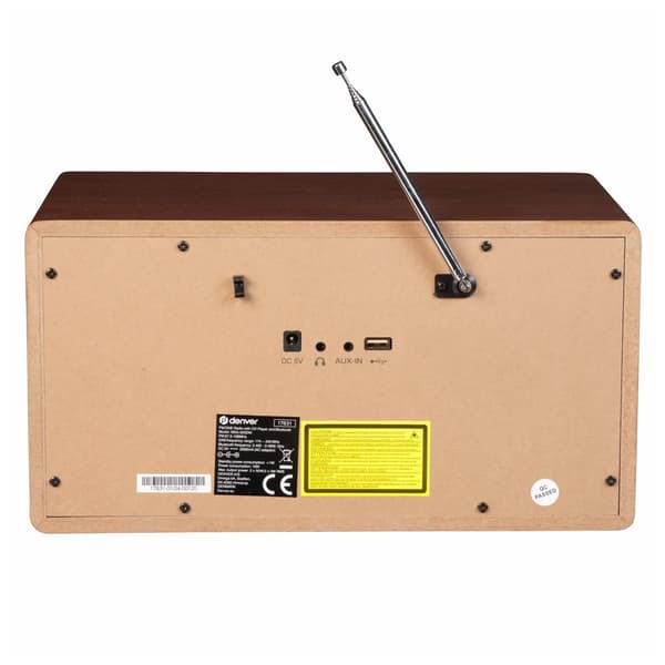 Denver MDA-525DW Retro Stereojärjestelmä – DAB+, Bluetooth, CD-soitin ja USB
