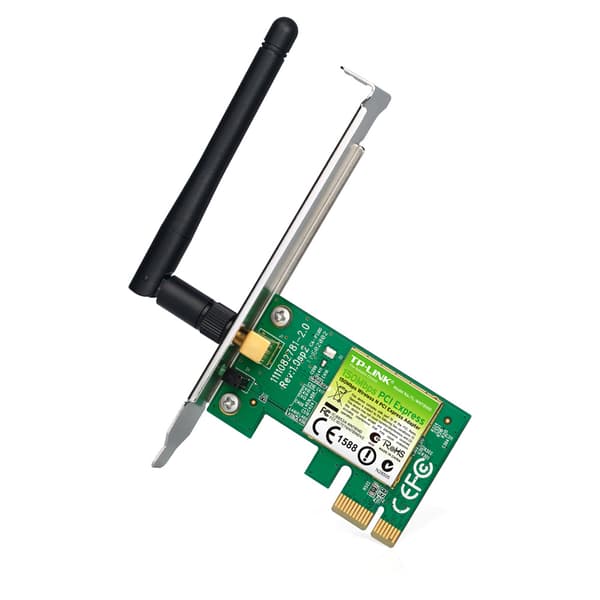 TP-LINK WLAN 150MBit PCIe-sovitin Lite-N / Wi-Fi PCI-E-sovitin 2,4 GHz:n taajuudella