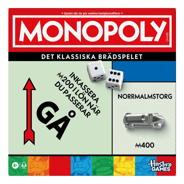 Monopoly Classic Refresh 90 Year / Monopoly-lautapeli / lautapeli perheelle / perhepeli / seurapeli