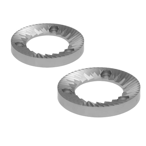 Litteät jauhinterät kahvimyllyyn 40 mm / ruostumattomat kahvimyllyn terät / 2 kpl