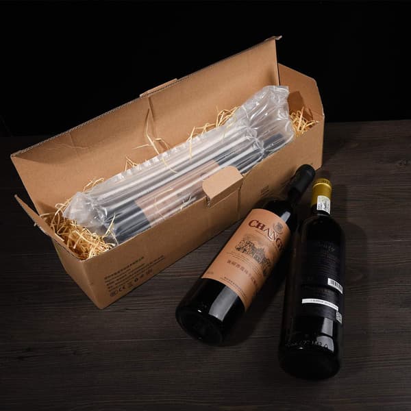 Puhallettava suojapussi pulloille 50-pack / pullonsuojaus / kuljetussuojaus pullot / ilmatyynypussi / ilmatyynypussi