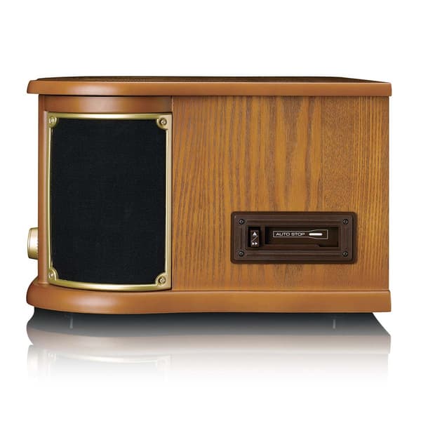Lenco TCD-2551WD retro puinen levysoitin Bluetooth, CD ja kasetti