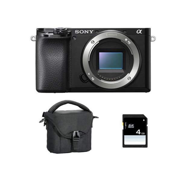 SONY ALPHA 6100 SORT NU + Taske + SD 8 GB