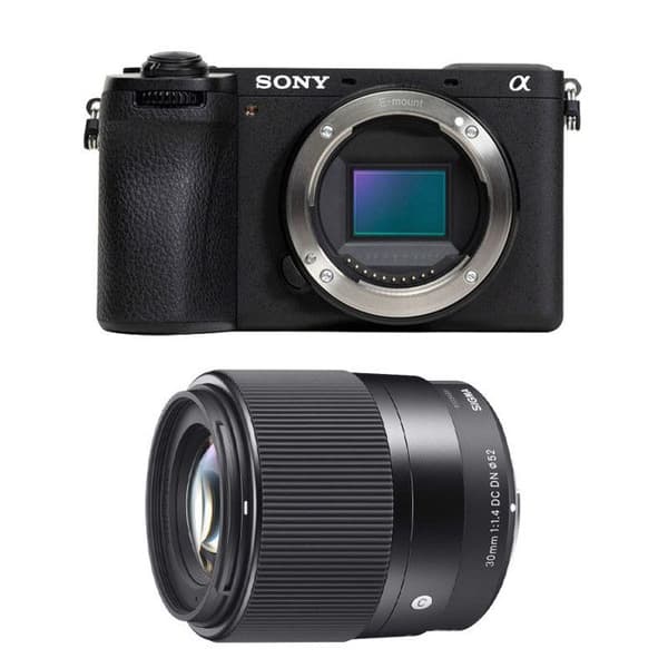 SONY ALPHA 6700 SORT + SIGMA 30mm 1.4