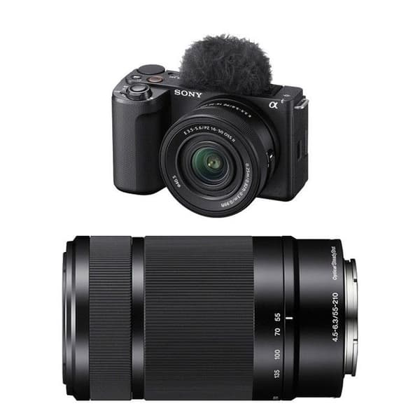 SONY ALPHA ZV-E10 II SORT + 16-50 II + 55-210
