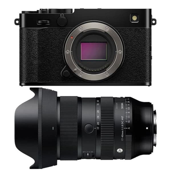 FUJIFILM X-E5 Musta + SIGMA 17-40mm f/1.8