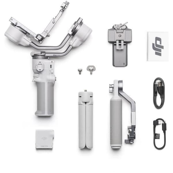 DJI RS 4 Mini Combo kamerastabilisator låsvred auto vertikalläge