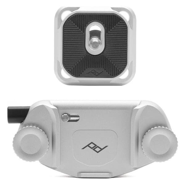 PEAK DESIGN Capture clip V3 Sølv med standard plade - CPS3