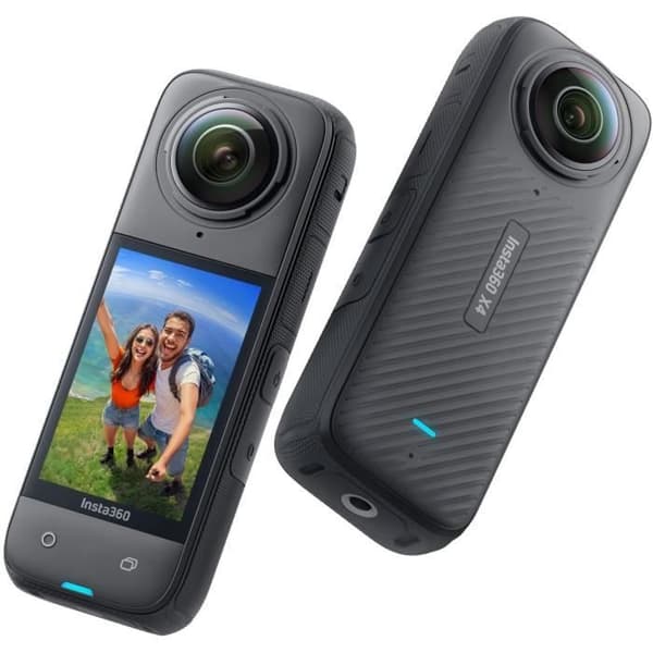 Insta360 X4 urheilukamera musta