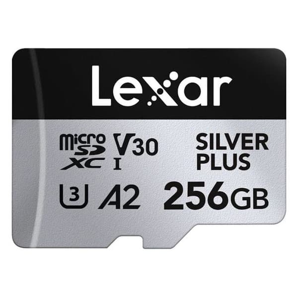LEXAR MicroSDXC Silver Plus UHS-1 256Go R205/W150 V30