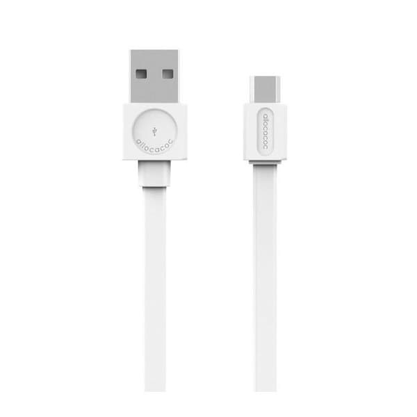 ALLOCACOC Micro USB -kaapeli Valkoinen