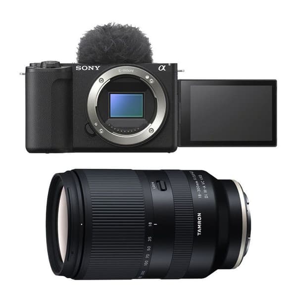 SONY ALPHA ZV-E10 II SORT + TAMRON 18-300 VC SORT