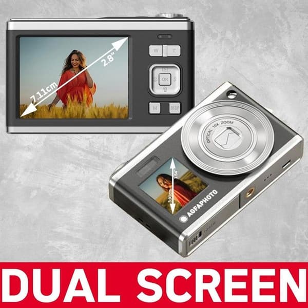 AgfaPhoto Realishot DC9200 Sort - Kompakt Digitalkamera