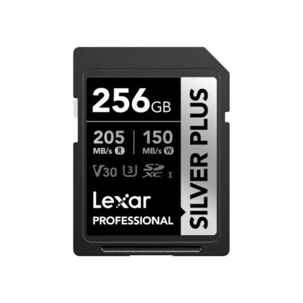 LEXAR SD-kort Silver Plus UHS-1 256Go V30 R205/W150