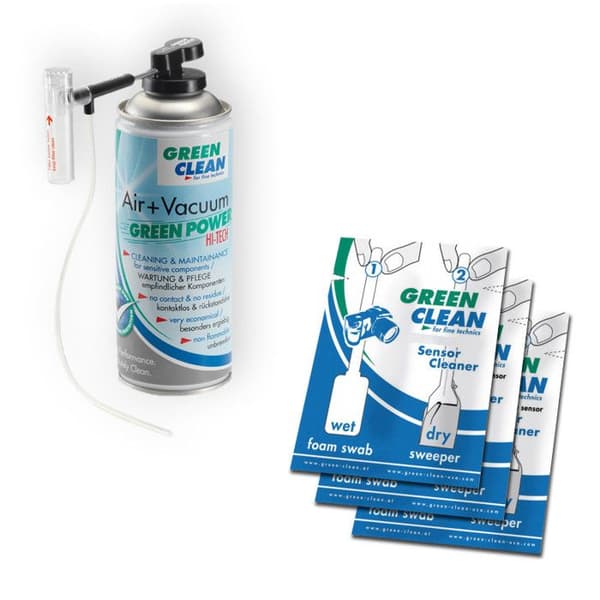 GREENCLEAN SC6000 minidammsugare (400 ml + svabbservetter) för fullformatssensor