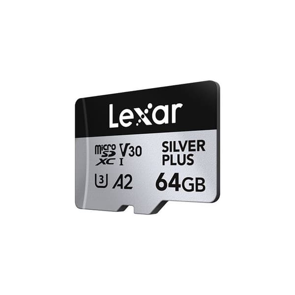 Lexar XC 64GO SILVER PLUS micro SD muistikortti