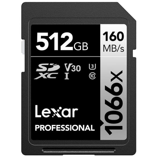 LEXAR SD Pro 1066X 512Go 160Mo/s