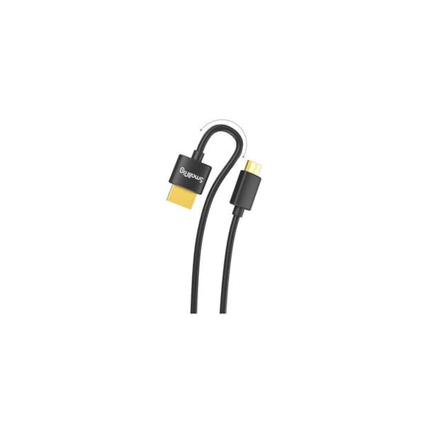 SMALLRIG Ultra Slim 4k HDMI -kaapeli (C/A) 35cm - 3040