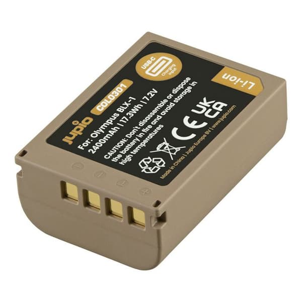 JUPIO Akut Olympus BLX-1 Ultra USB-C