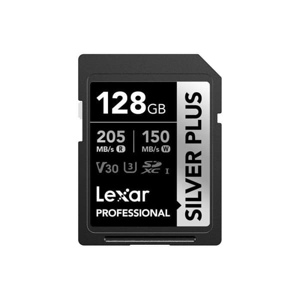 LEXAR SD-kort Silver Plus UHS-1 128Go V30 R205/W150
