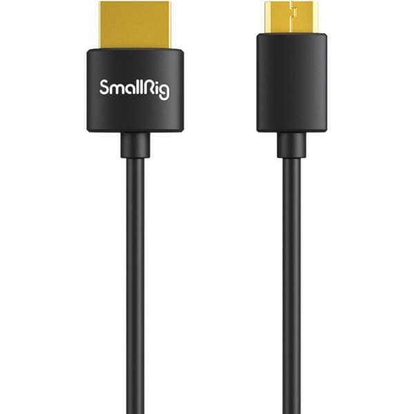 SMALLRIG Ultra Slim 4k HDMI -kaapeli (C/A) 35cm - 3040