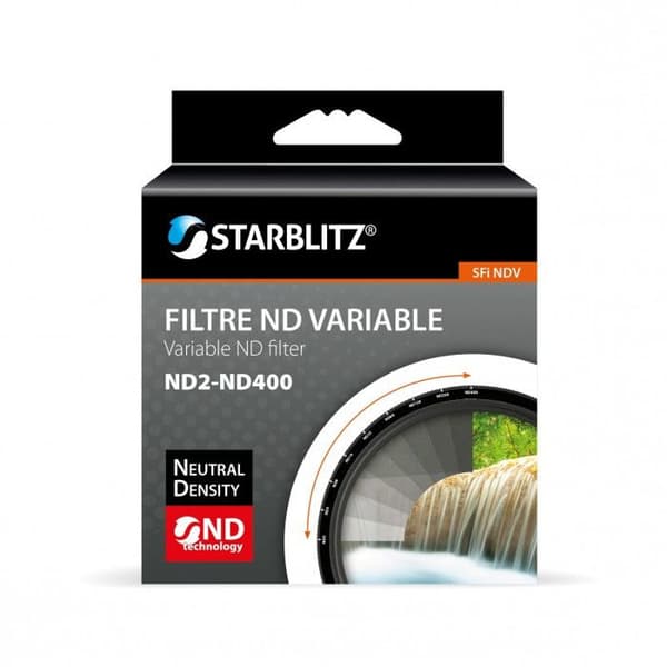 STARBLITZ Variabel neutral densitetsfilter ND2-ND400 72mm