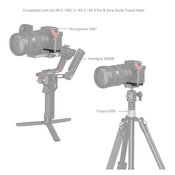 SMALLRIG Monteringsplade Sort til SONY A7C II / A7C R - 4438