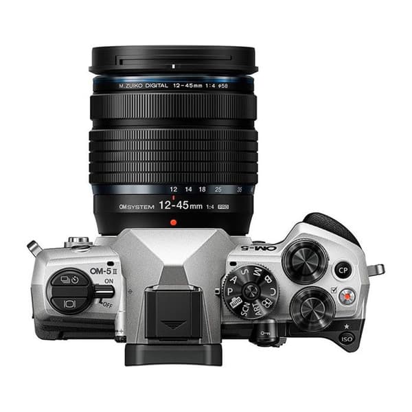 OM SYSTEM OM-5 II Silver + ED 12-45 f/4 PRO