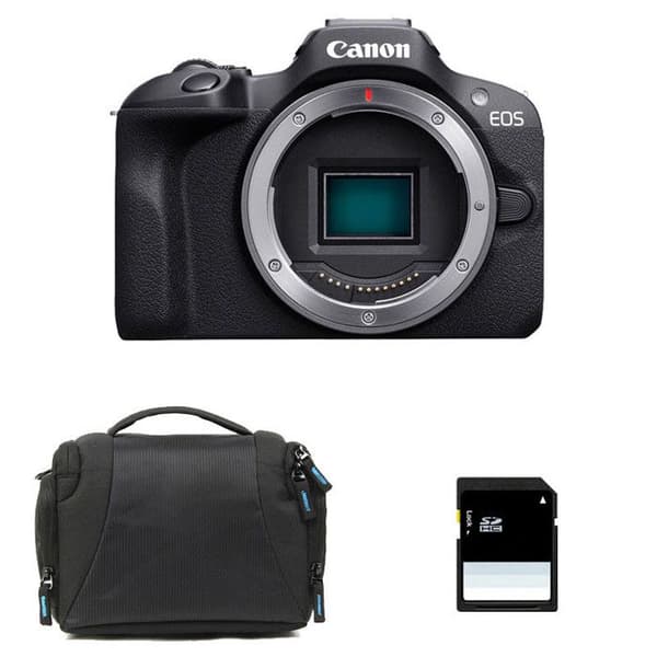 CANON EOS R100 Nu + Väska + SD-kort 8 Go