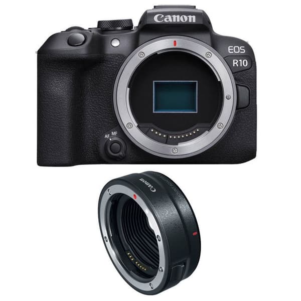 CANON EOS R10 + EF-EOS R -adapteri