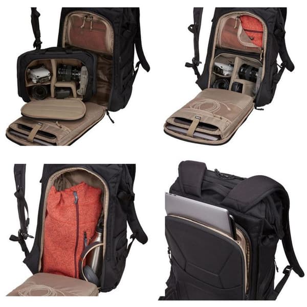 THULE Rygsæk Covert TCDK224 SORT kamera BP 24 sort