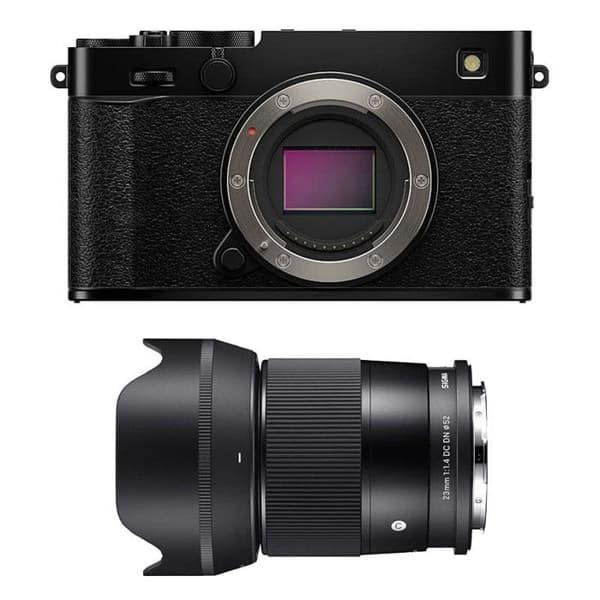 FUJIFILM X-E5 Sort + SIGMA 23mm f/1.4