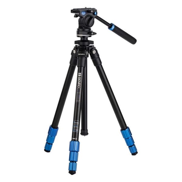 BENRO Slim Video Tripod Kit + S2C Pää - TSL08AS2CSH