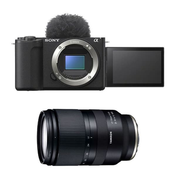 SONY ALPHA ZV-E10 II SORT + TAMRON 17-70