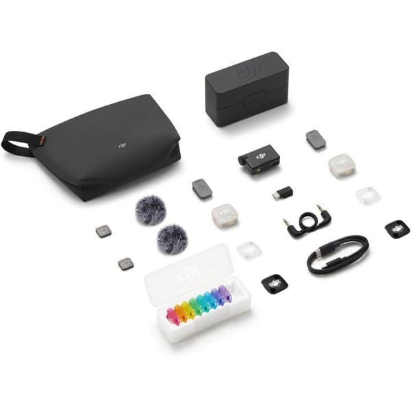 Mikrofoni - DJI - Mic Mini 2S - 2 TX - 1 RX - Latauskotelo