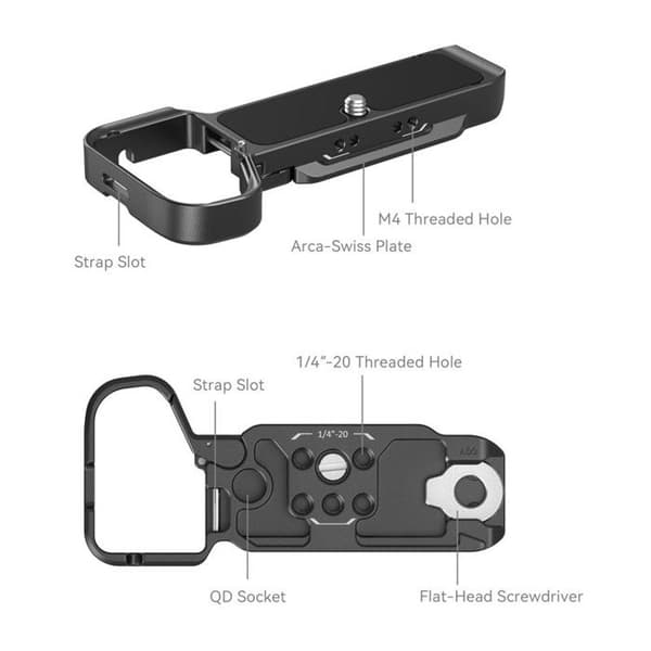 SMALLRIG Monteringsplade Sort til SONY A7C II / A7C R - 4438