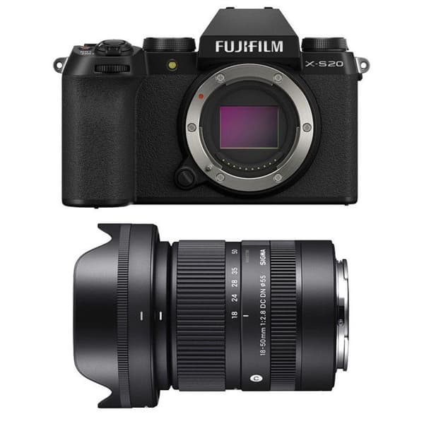 FUJIFILM X-S20 SORT + SIGMA 18-50mm