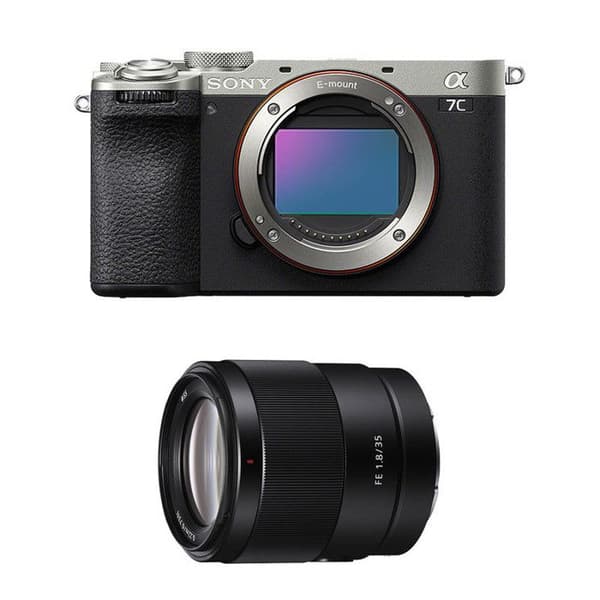 SONY ALPHA 7C II Sølv + FE 35mm f/1.8