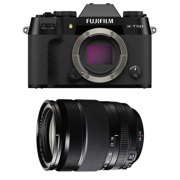 FUJIFILM X-T50 MUSTA + 18-135
