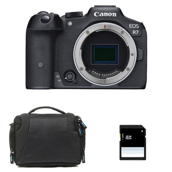 CANON EOS R7 Nu + Taske + SD-kort 8 GB