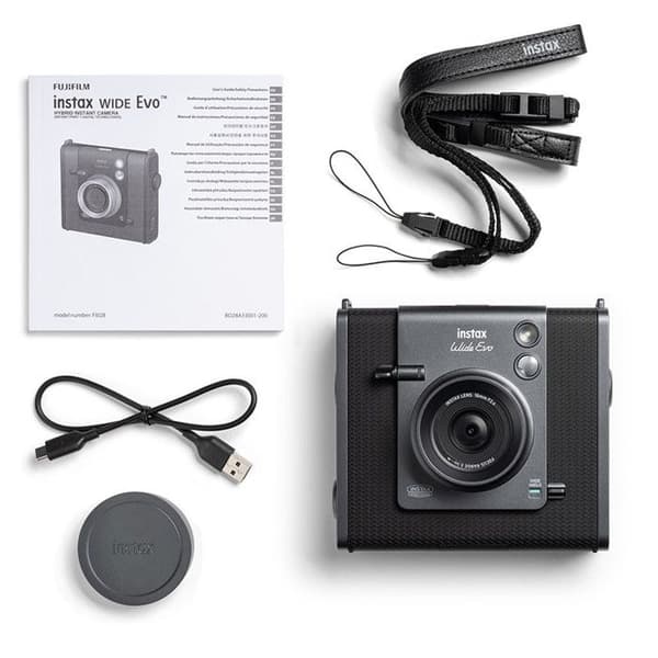 FUJIFILM Sofortkamera Instax WIDE Evo Sort