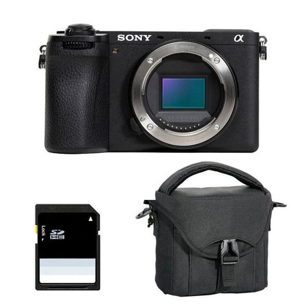 SONY ALPHA 6700 SORT NØGEN + Taske + SD 8 GB