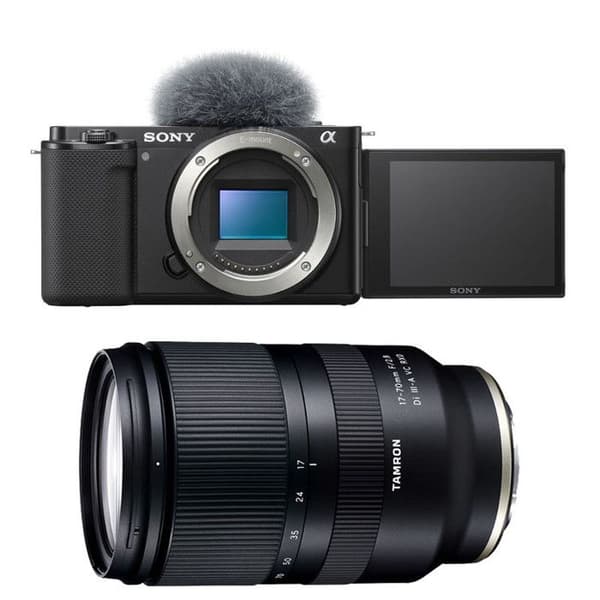 SONY ALPHA ZV-E10 SORT + TAMRON 17-70