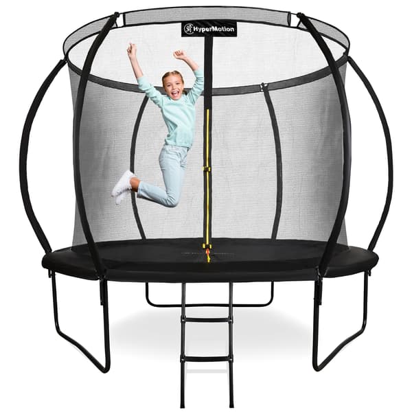 Studsmatta 305 cm – invändigt skyddsnät och stege