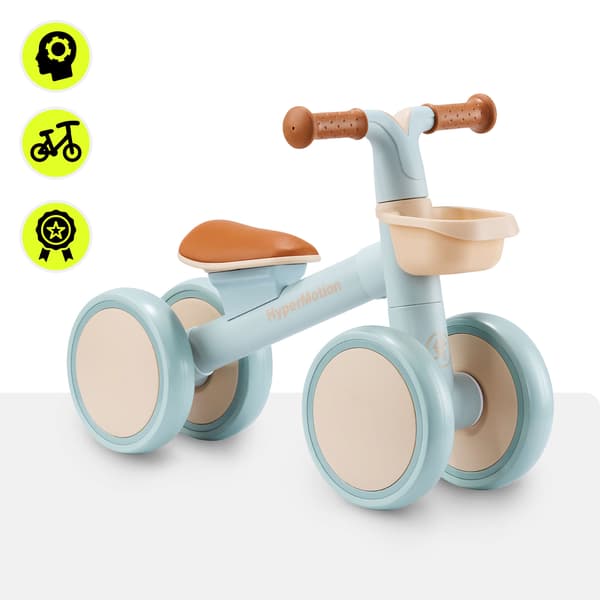 Firehjulet balancecykel til børn – TOBI MINI blå